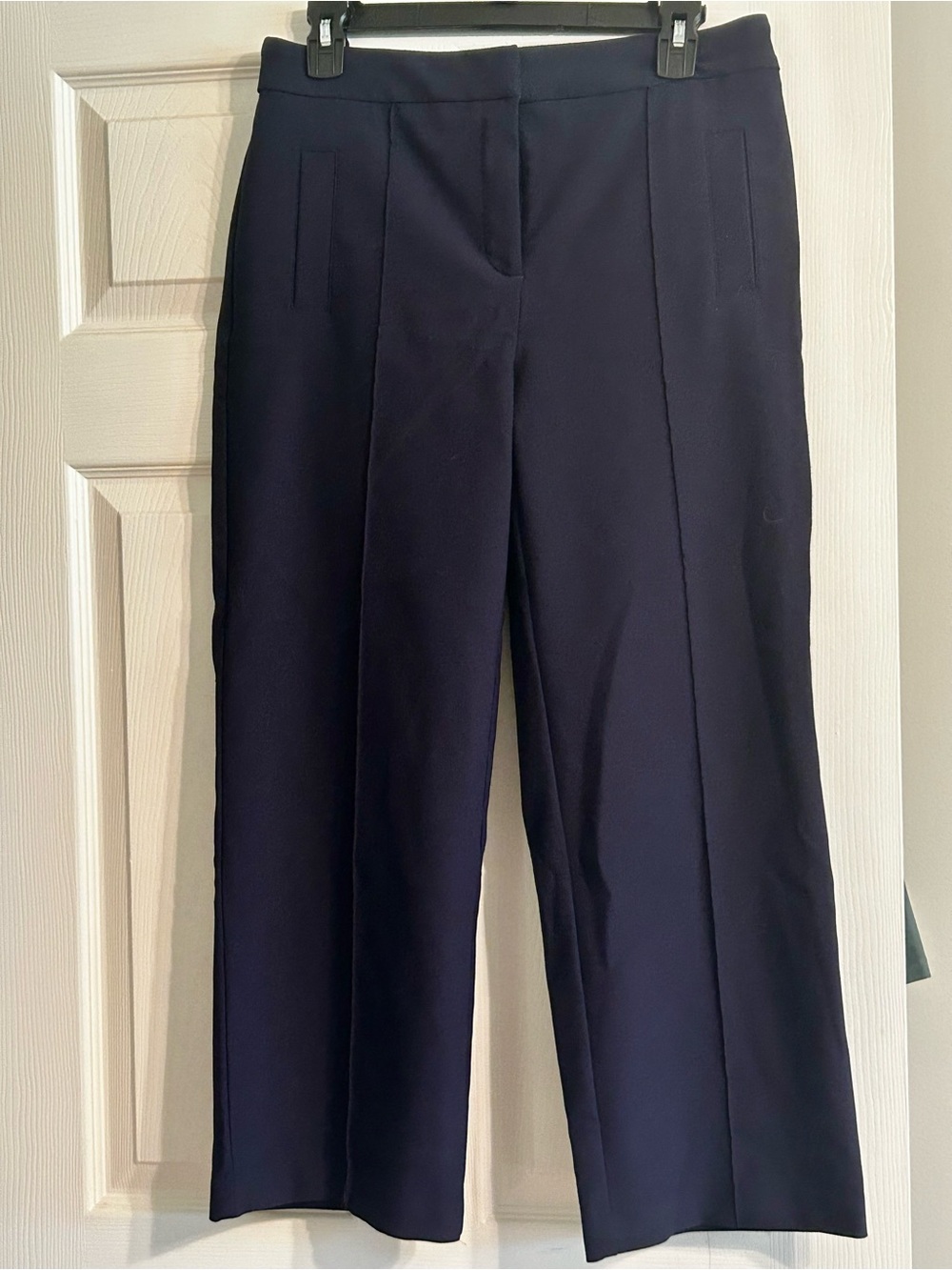 Rachel Zoe Dark Navy Wide-Leg Trousers